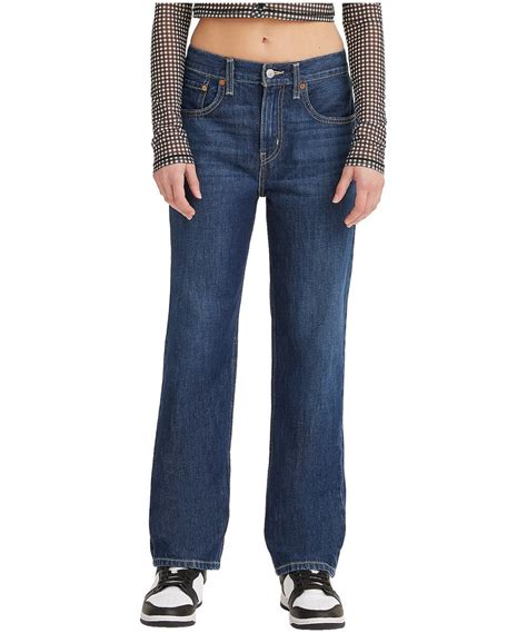 Levis Womens Low Pro Low Rise Sraight Leg Jeans Marks