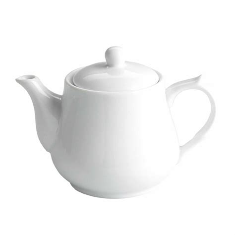 Moonlight Porcelain Tea Pot White Ml At Drinkstuff