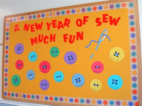 Sew Much Fun Creative Sewing Themed Back To School Bulletin Board