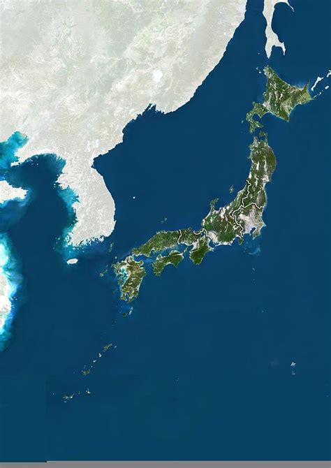 Japan Satellite Image Photograph By Science Photo Library Pixels