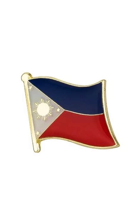 Philippines Flag Pin Metal Enamel Clutch Lapel Filipino Etsy