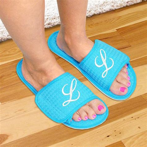 embroidered spa slippers bridesmaid ts tsforyounow