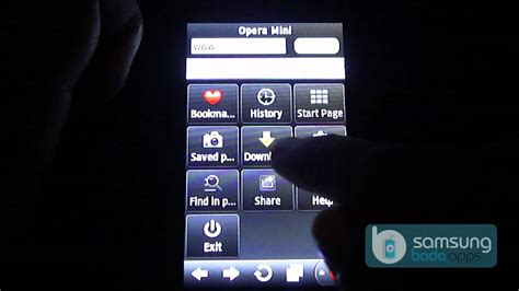 The application is distinguished by its tiny size of just 900 kb and ability to compress traffic, therefore making it possible for you to cut down on internet expenses. Opera Mini Browser on Samsung Wave/Wave II (Demo on s8530) - YouTube