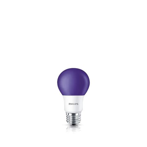 Philips Led 60w A19 Purple Non Dimmable The Home Depot Canada