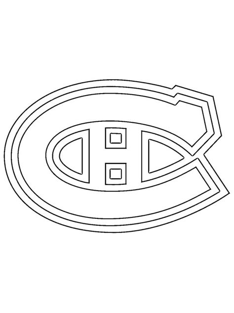 Montreal Canadiens Coloring Page Funny Coloring Pages
