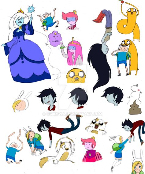 adventure time sketches 001 by uzikowa on deviantart adventure time cartoon adventure time