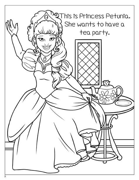 Fully editable patterns in ai and eps format. Coloring Books | Enchanted Tea Party Coloring Book