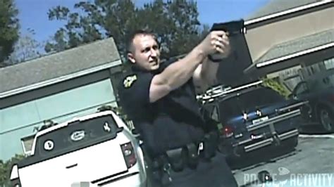 Dashcam Shows Orlando Cops Shooting Carjacking Suspect Youtube