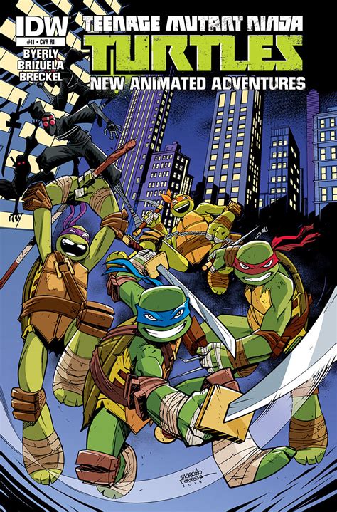 Teenage Mutant Ninja Turtles New Animated Adventures 11 Comic Art