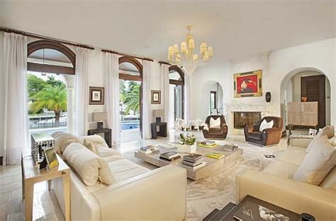 19 Million Waterfront Mediterranean Mansion In Miami Beach Fl Homes