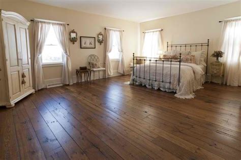 Antique Resawn Oak Hardwood Flooring Traditional Bedroom