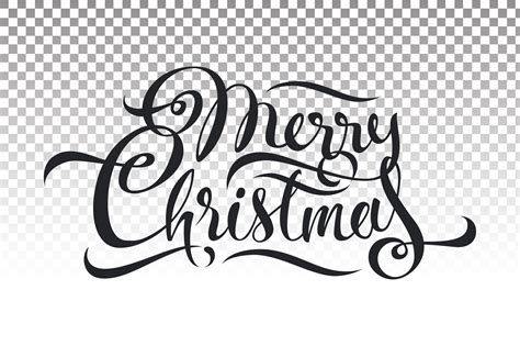 Merry Christmas Calligraphy Png Calligraphy And Art