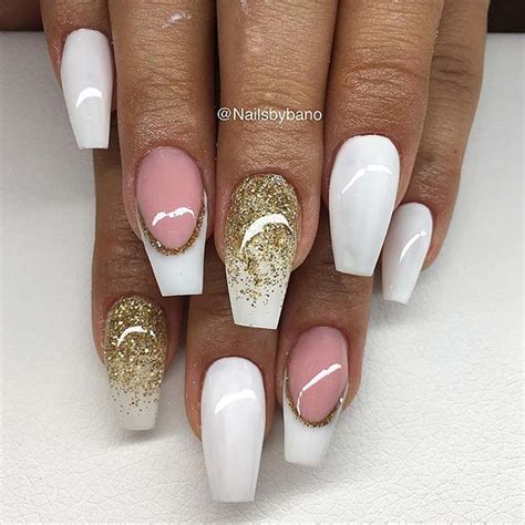 23 elegant french tip coffin nails you need to see stayglam eu vietnam business network evbn