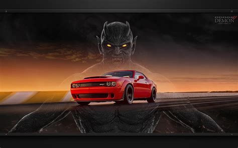 2018 Dodge Challenger Srt Demon Wallpaper By Favorisxp On Deviantart