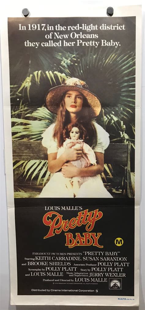 Original Daybill Movie Poster Pretty Baby Keith Carradine Susan