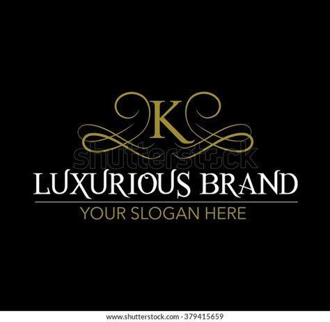 Elegance Logo On Dark Background Stock Vector Royalty Free 379415659
