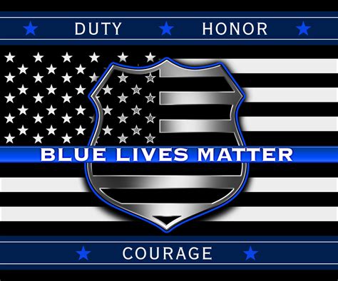 Blanket Police Blue Lives Matter 50x60 New 100 Polyester Fleece