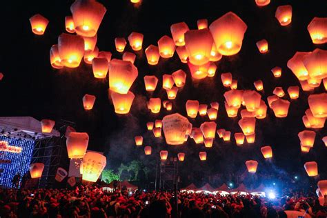 Pingxi Sky Lantern Festival A Sky Full Of Lighters