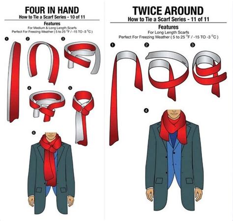 how to tie scarf for men in 11 different ways scarf tying scarf men fashion