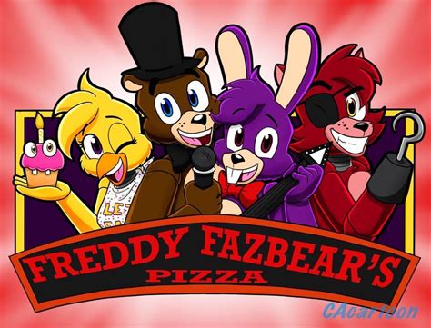 Freddy Fazbears Pizza Logo 1 By Cacartoon On Deviantart Cool Cartoon