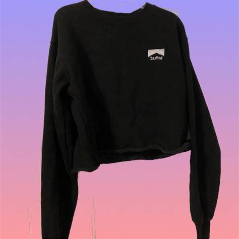 Brandy Melville Darling Crop Sweatshirt 🦋 So Cute Depop