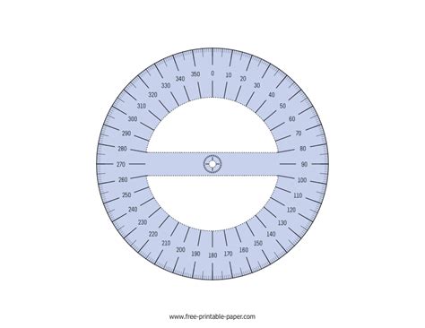 circular protractor free printable paper