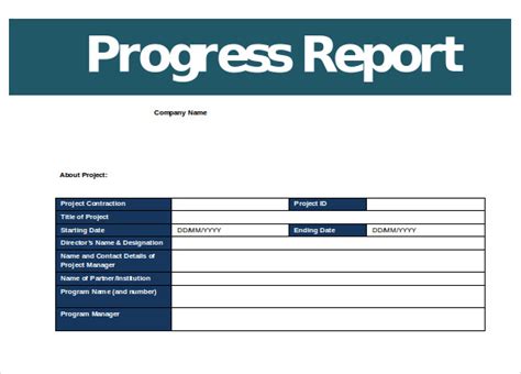 Microsoft Office Templates For Word Progress Report Lascircle