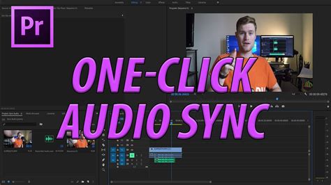 How To Synchronize Audio In Adobe Premiere Pro Cc 2017 Youtube