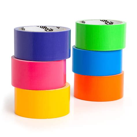 Buy Craftzilla Rainbow Colored Duct Tape — 6 Bright Duct Tape Colors