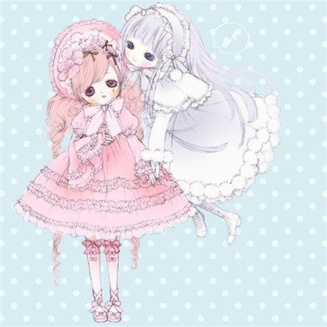 2 Found Lolita Art Kawaii Art Kawaii Anime Girl Kawaii Crafts