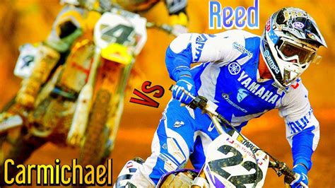 Stewart showed his speed as he got a couple wins in the 2005 supercross series, but could he win and beat carmichael outdoors? RICKY CARMICHAEL VS CHAD REED - OUTDOORS - YouTube