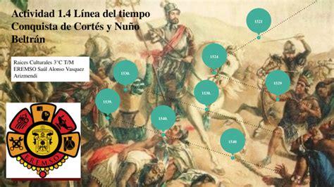 Línea Del Tiempo Conquista De Cortes Y Nuño Beltrán By Saul Alonso