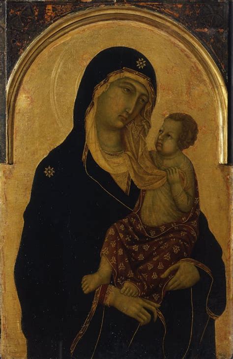 Madonna Col Bambino Di Ugolino Di Nerio Opere Le Gallerie Degli Uffizi