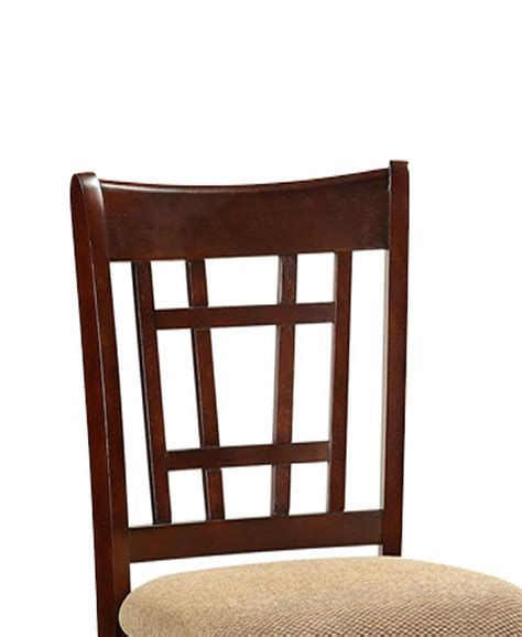 Benzara Wooden Counter Height Chair Set Of 2 Macys