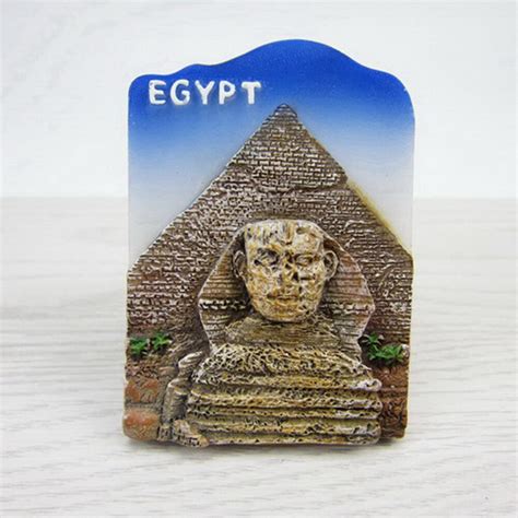 Egypt Tourist Souvenirs Fridge Magnets Sphinx Resin Refrigerator
