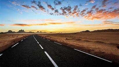4k Road Desert Desktop Wallpapers Djanet Algeria
