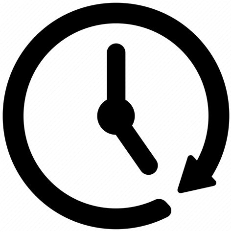 Arrow Clock History Watch Icon Download On Iconfinder