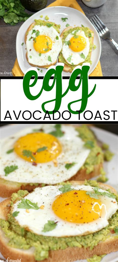 Eggs on toast is a delicious breakfast. 5 Minute Avocado Toast with Egg Recipe
