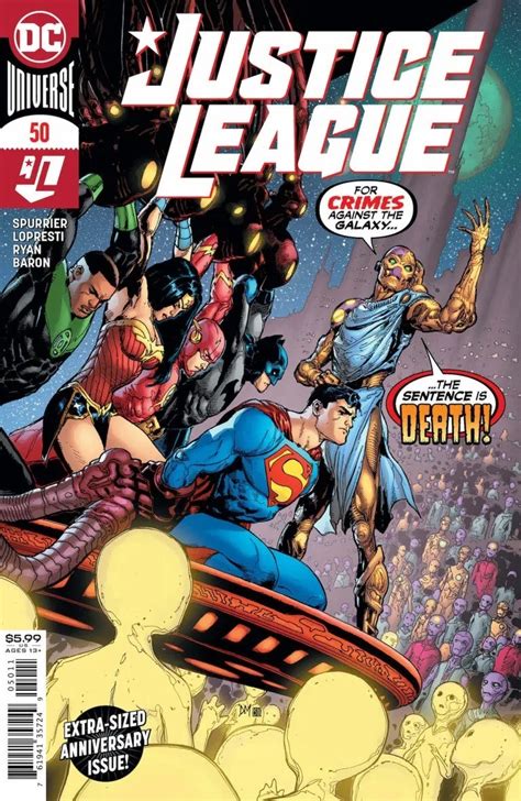 Serie dedicata alla justice league scritta da scott snyder per i disegni di jim cheung e jorge jimenez. Comic Book Preview - Justice League #50