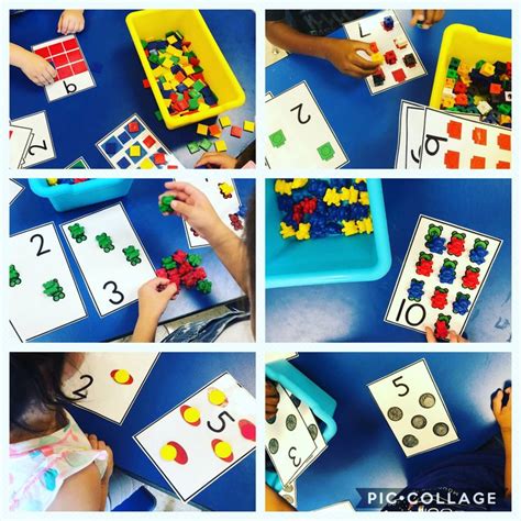 One To One Correspondence Counting With Math Manipulative Math