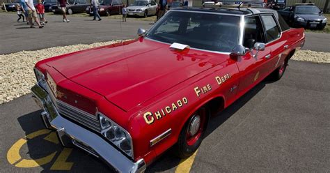 Classic Car Show Features Sirens Flashing Lights