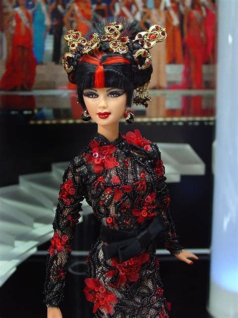 Miss Myanmar 201314 Barbie Miss Red Pageant Dress Victorian