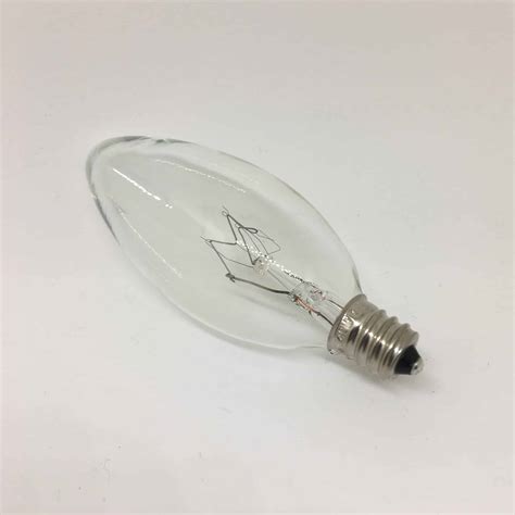 40w Clear Candle Household Incandescent Light Bulb 240v E12 Uk