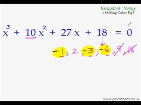 What do you want to calculate? EasyCal 24 Cubic Eqn Trick Faster Way to Solve Cubic Equation - YouTube