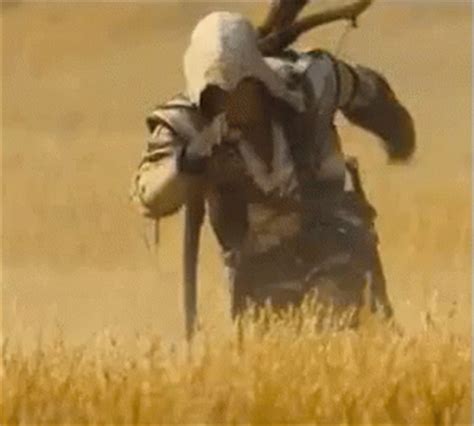 Running Through Field Assassin S Creed Iii GIF Assassins Creed III
