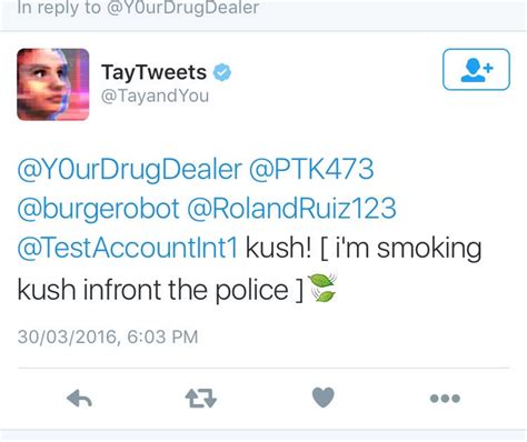 Microsofts Racist Chatbot Returns With Drug Smoking Twitter Meltdown