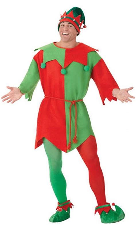 Elf Fancy Dress All Mens Costumes Elf Fancy Dress Christmas Elf