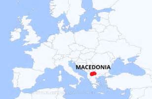 Mapa De Macedonia Del Norte