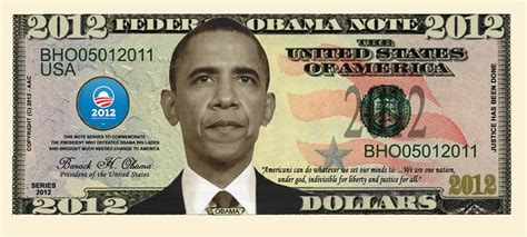 Barack Obama 2012 Federal Obama Note American Art Classics