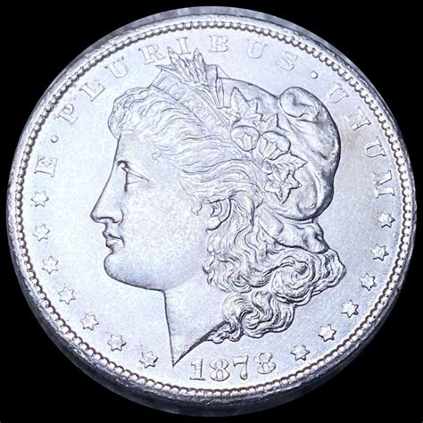 Sold At Auction 1878 Cc Morgan Silver Dollar Uncirculated